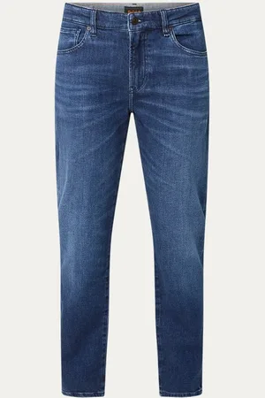 HUGO BOSS Re Main slim fit jeans met donkere wassing