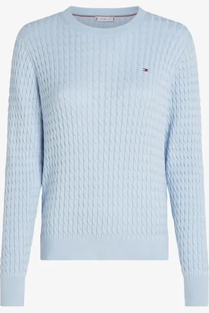 Tommy Hilfiger Grofgebreide trui van biologisch katoen