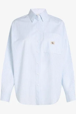 Calvin Klein Oversized blouse met borstzak