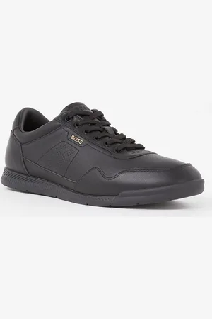 HUGO BOSS Titanium sneaker van leer