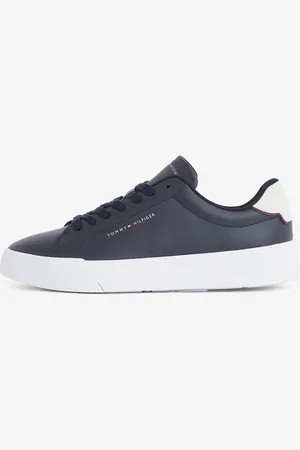 Tommy Hilfiger Court sneaker met suède detail
