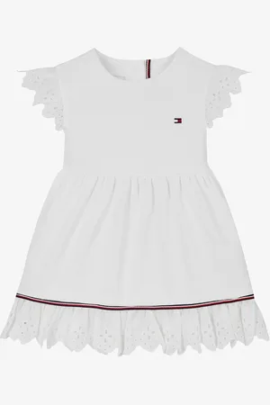 Tommy Hilfiger Tuniekjurk van biologisch katoen met broderie