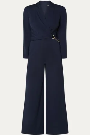 Ralph Lauren Wide fit jumpsuit met V-hals