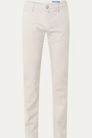 Jacob Cohen Bobby slim fit chino in lyocellblend met steekzakken