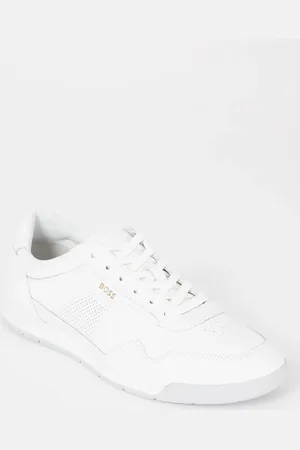 HUGO BOSS Titanium sneaker van leer