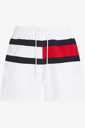 Tommy Hilfiger Zwemshorts met steekzakken en logoprint