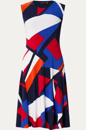 Ralph Lauren Midi jurk met grafische print