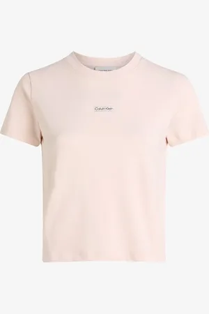 Calvin Klein Cropped T-shirt met logo