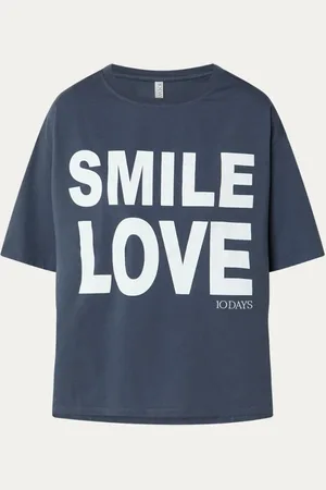 10 days Statement T-shirt met logoprint