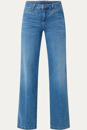 Liu Jo High waist wide leg jeans met medium wassing