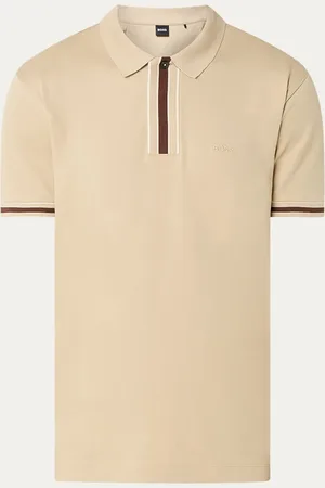HUGO BOSS Parlay regular fit polo met contrasterende randen