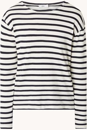 Closed Longsleeve met streepprint