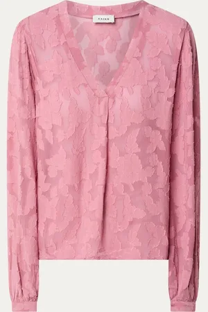 Aaiko Alana semi-transparante tuniek met bloemborduring