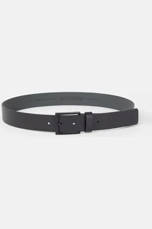 HUGO BOSS Timon riem van leer met logo