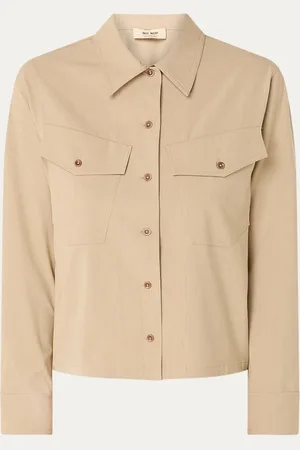Mos Mosh MMPhila blouse met borstzak
