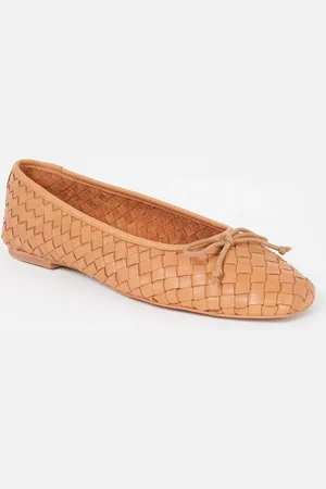 Dune Heat ballerina van leer