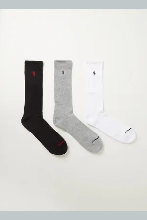 Ralph Lauren Sokken met logo in 3-pack