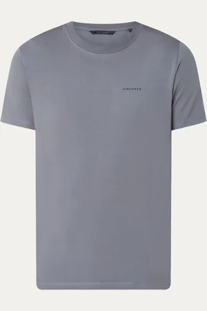 Airforce T-shirt van biologisch katoen met logo
