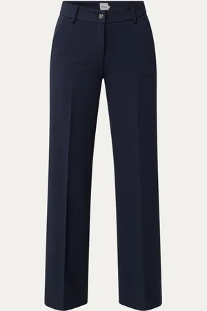 Brax Maine high waist straight fit pantalon met steekzakken