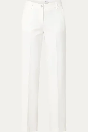 Brax Maine high waist straight fit pantalon met steekzakken