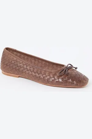 Dune Heat ballerina van leer