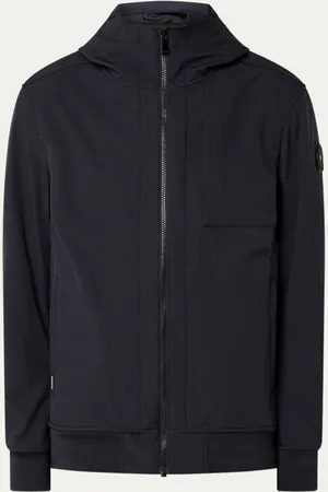Airforce Softshell jack met logo en capuchon