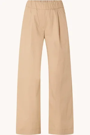 BY-BAR Benji high wast wide fit pantalon met steekzakken