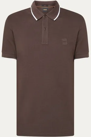 HUGO BOSS Passertip slim fit polo van piqué katoen met logo