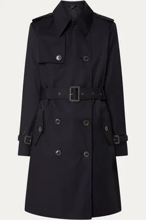 Ralph Lauren Double-breasted trenchcoat met ceintuur