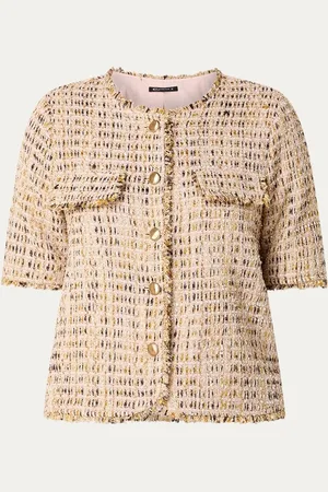 Expresso Jack van bouclé met lurex