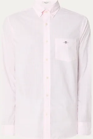 GANT Regular fit overhemd met ruitdessin en logo
