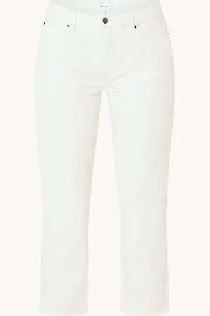 Bash Devon high waist straight leg cropped jeans met gekleurde wassing