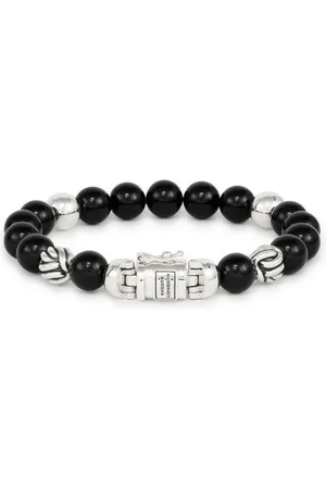 Buddha to Buddha Spirit Bead kralenarmband van zilver met onyx