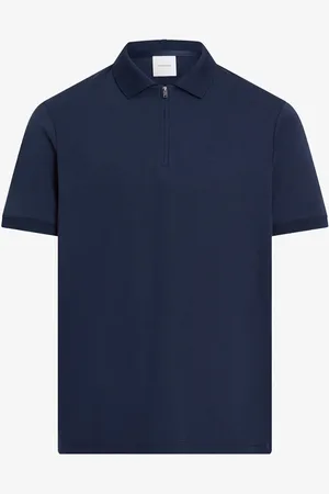 Calvin Klein COTTON SHORT SLEEVE ZIP POLO