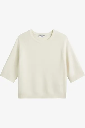 Marc O’ Polo Fijngebreide pullover met ronde hals