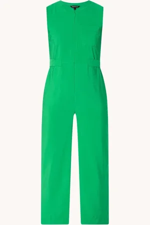 Whistles Josie loose fit jumpsuit met strikceintuur