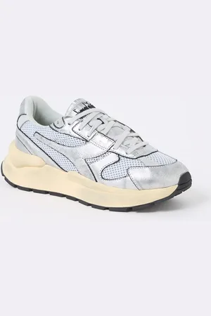 Diadora Mercury sneaker van leer met details van mesh