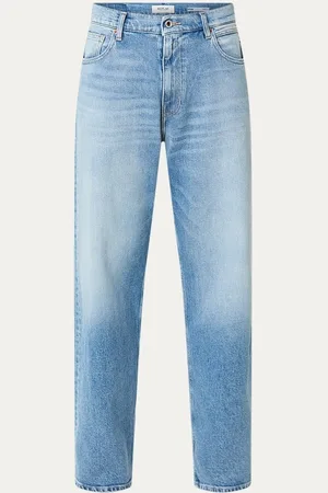 Replay Kyran straight leg jeans met lichte wassing en steekzakken