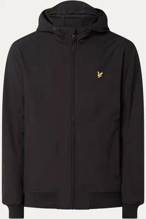 Lyle & Scott Softshell jack met capuchon en ritszakken