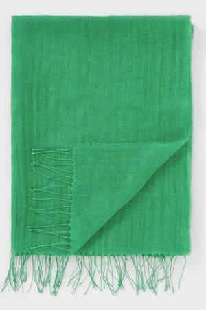 Max Mara Sionbio sjaal van linnen 190 x 70 cm