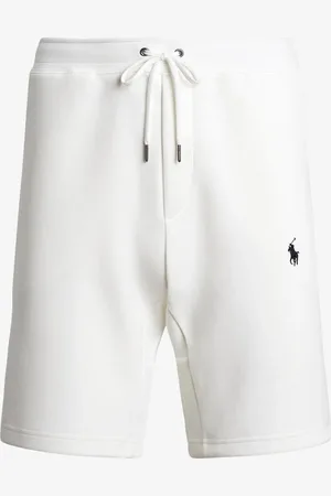 Ralph Lauren Straight fit korte joggingbroek met logo en steekzakken