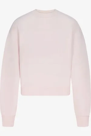 SKIMS Cotton Fleece sweater met ronde hals