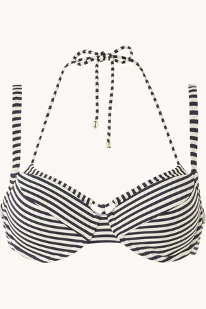 Marlies Dekkers Holi Vintage push-up balconette bikinitop met streepprint