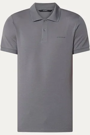Airforce Regular fit polo met logo en stretch