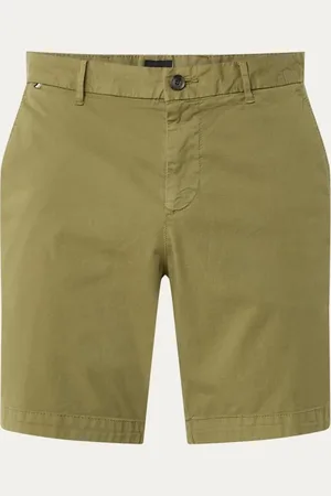 HUGO BOSS H-Slice straight fit korte chino met steekzakken