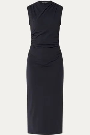 French Connection Rallie midi jurk met plooidetail