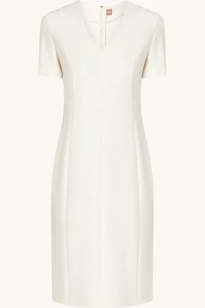 HUGO BOSS Damaisa mini jurk met V-hals