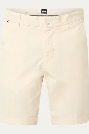 HUGO BOSS H-Slice straight fit korte chino met steekzakken