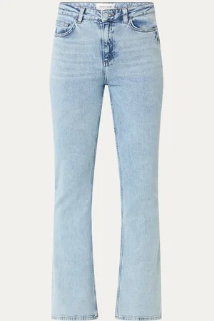 Fabienne Chapot Eva mid waist flared jeans met steekzakken