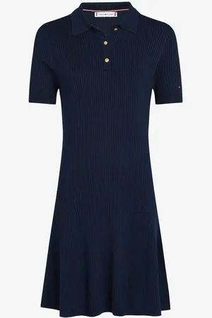 Tommy Hilfiger Mini jurk met ribstructuur